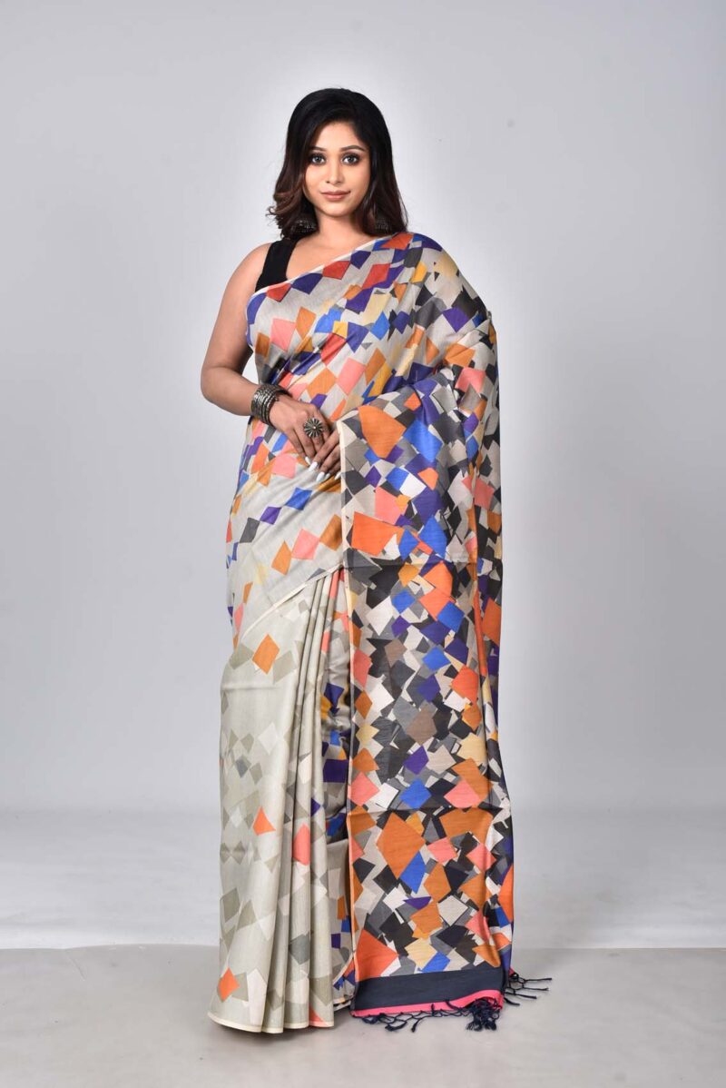 Mulberry and TSSY Silk in Satin Weave with Digital Print (Multi)