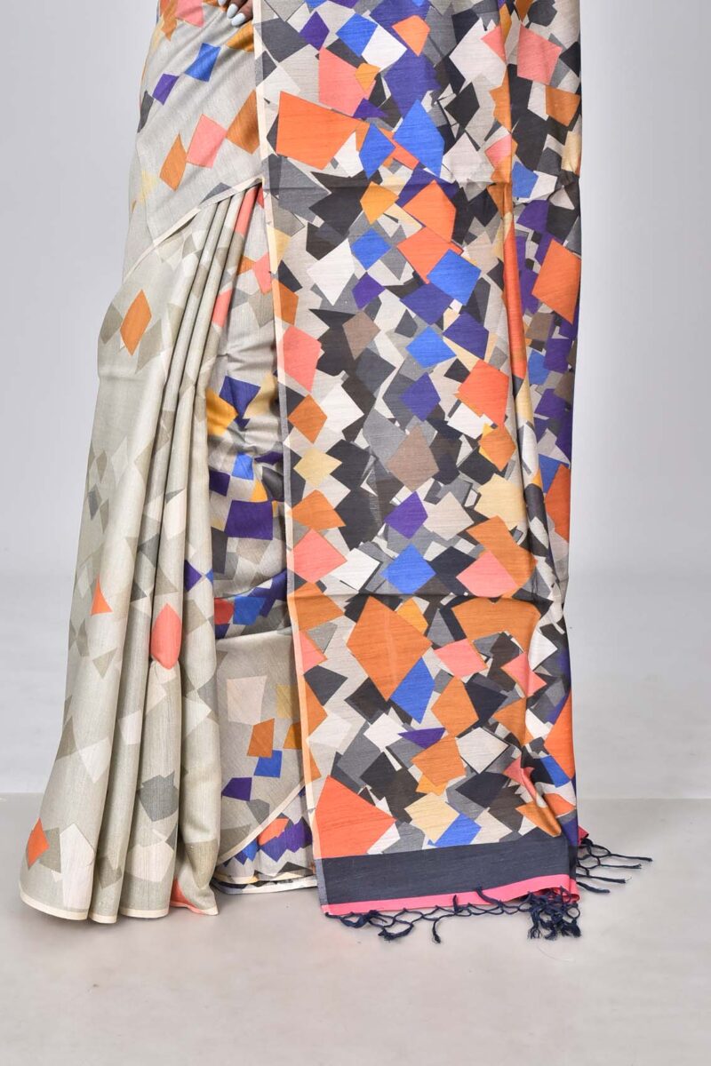 Mulberry and TSSY Silk in Satin Weave with Digital Print (Multi)