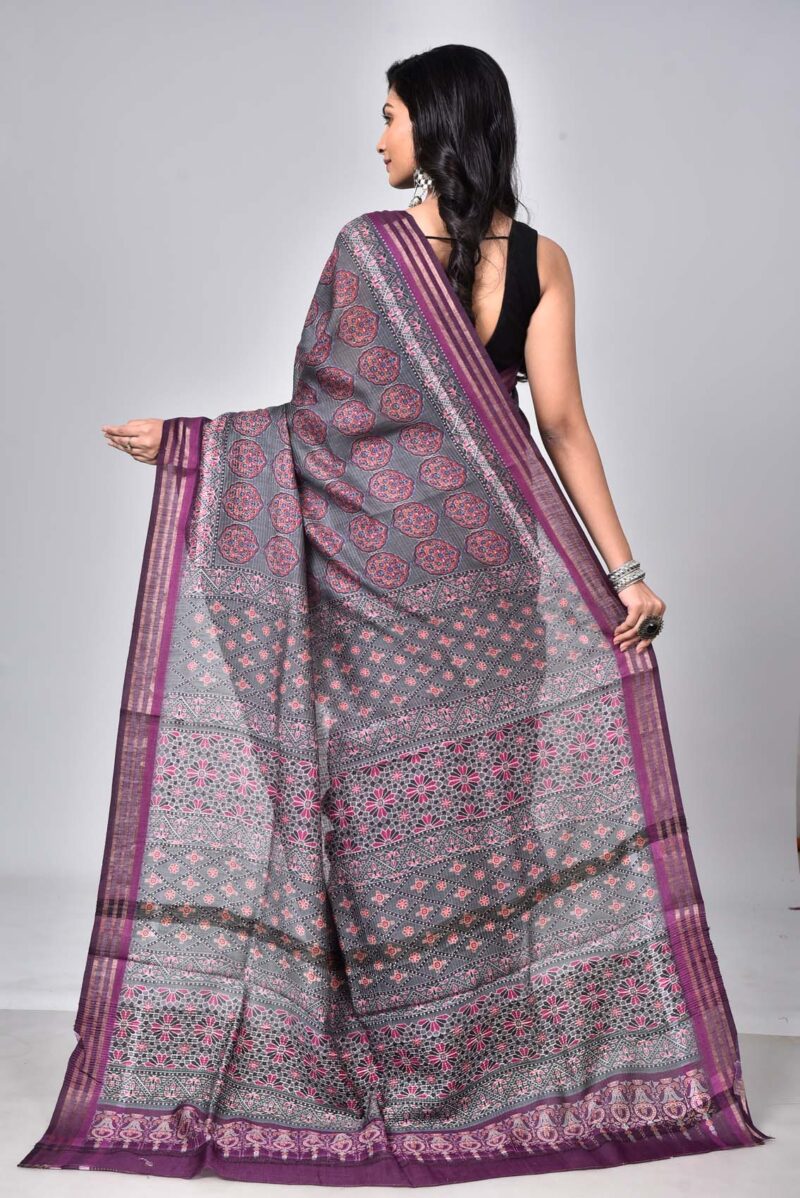 Mulbeery and Munga Silk with Digital Print (Multi)